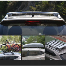Lequer Cross Bars Crossbars Fits for Mercedes Benz X166 GLS 2016 2017 2018 2019 2020 Baggage Carrier Luggage Roof Rack Rail Lockable Adjustable Silver
