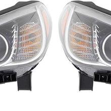 Epic Lighting OE Fitment Replacement Headlights Assemblies for 2015-2017 Hyundai Sonata [HY2502183 HY2503183 92101C2000 92102C2000] Left Driver & Right Passenger Sides Pair