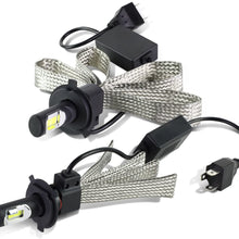 9006 6000K White LED High or Low Beam Conversion Light Bulbs (Pack of 2)