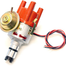 Pertronix D189504 Flame-Thrower VW Type 1 Engine Plug and Play 6 Volt Negative Ground Vacuum Advance Cast Electronic Distributor with Ignitor Technology