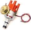 Pertronix D189504 Flame-Thrower VW Type 1 Engine Plug and Play 6 Volt Negative Ground Vacuum Advance Cast Electronic Distributor with Ignitor Technology