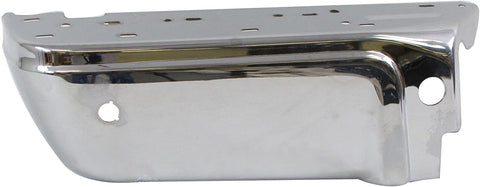 FOR 2008-2016 FORD SUPER DUTY CHROME REAR BUMPER END LH (W/SENSOR HOLES) FO1104121