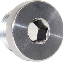 Joyway Stainless Steel Inner Hex Head Pipe Fitting Plug Oxygen O2 Sensor Bung M18x1.5 Thread (Pack of 2)