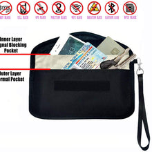 Best Faraday Bag,100% Anti-Spying Anti-Tracking GPS RFID Signal Blocker Bag for Cell Phone Privacy Protection and Car Key FOB， Healthy Handset Privacy Protection Data Security & Travel.