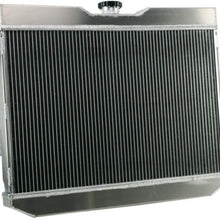 ALLOYWORKS 3 Row All Aluminum Radiator For 1959-1965 Chevy Bel Air/Impala/El Camino/Biscayne L6 V8