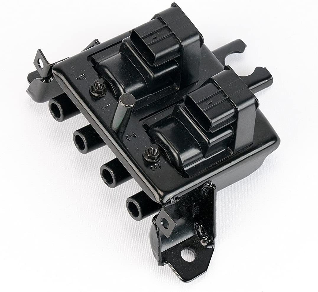 Ignition Coil Pack- Compatible with Mazda Miata 1998, 1999, 2000 - Replaces BP4W1810XB9U, BP4W1810XA, BP4W1810XB, BP4W1810X, BP4W-18-10XA, BP4W-18-10XB, BP4W-18-10X