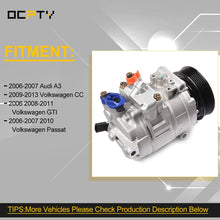 OCPTY CO 11237C Air Conditioner Compressor for Volkswagen GTI Passat Jetta For Audi For A3