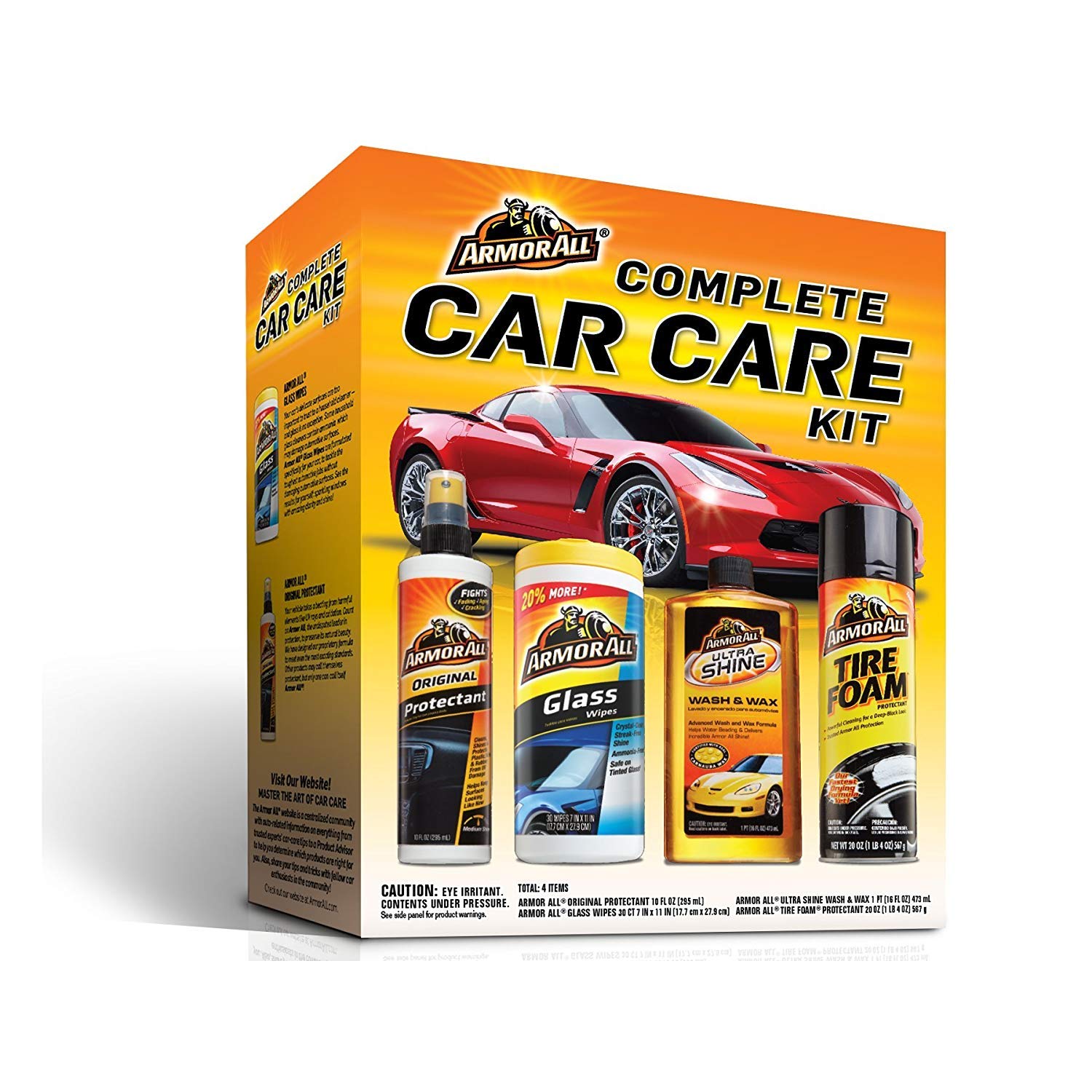 Armor All Complete Car Care Kit (1 Count) (4 Items Included) - 2 Pack