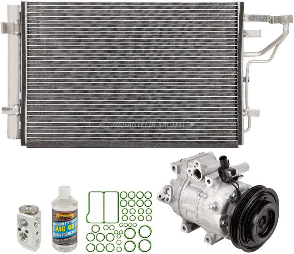 For Hyundai Elantra 2007 2008 2009 AC Compressor w/A/C Condenser Repair Kit - BuyAutoParts 60-80705R6 New