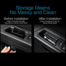 MECHCOS 4pcs Armrest Container Door Storage Organizer Box Tray Handle Compatible with for VW Volkswagen Atlas 2018 2019, 2 Front & 2 Rear