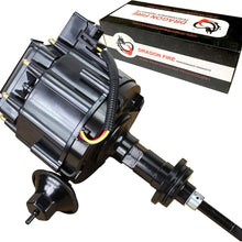 Dragon Fire Performance Black Out All in One HEI Ignition Distributor Compatible Replacement for Dodge 273 318 340 360 LA Engines V8 OEM Fit DFD1004ABK