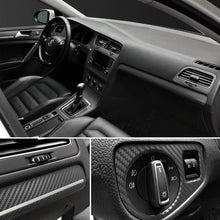 TCBunny CFW-1515-BK 60 x 60 Inches 0.15mm Thickness Black 3D Carbon Fiber Hood Roof Trunk Vinyl Film Wrap-60 x 60In (5 x 5FT) Sheet Twill Weave
