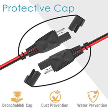 POWISER SAE 4 to 1 Extension Cable Quick Disconnect Connector, 1 SAE Polarity Reverse Adaptors, for Automotive, Solar Panel SAE Plug