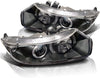 Spyder Auto LED Halo Projector Headlights Black/Clear (Black/Clear)