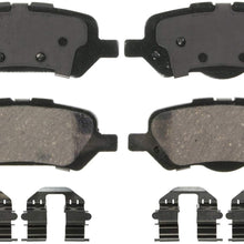 Wagner QuickStop ZD1402 Ceramic Disc Pad Set, Rear