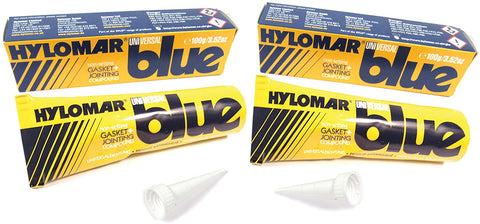 Set of 2 Valco Hylomar 71283 RTC3347 Universal Blue Gasket Sealer with Nozzle - 100g Tube