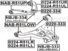 FEBEST NAB-R51LOW Front Lower Arm Bushing