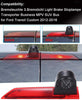 HD Third Roof Top Mount Brake Lamp Reverse Rear View Backup Camera Angle and Distance Adjustable IR Night Vision for Ford Transit Custom Transporter Business MPV SUV (Reversing Camera+7