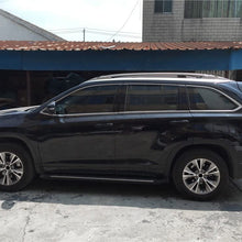 Kingcher Roof Rails Fit for Toyota Highlander Kluger 2014 2015 2016 2017 2018 2019 Silver Baggage Luggage Roof Rails Rack Bar