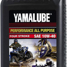 Yamaha LUB-10W40-AP-12 Yamalube 10W40 All Performance Oil Quart; LUB10W40AP12 Made by Yamaha