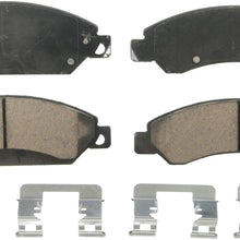 Wagner QuickStop ZD1092 Ceramic Disc Pad Set Includes Pad Installation Hardware, Front