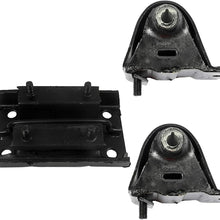 Compatible Replacement For Jeep 1997-2006 TJ Wrangler 2.4L 2.5L 4.0L 2883 2883 2882 Engine Motor and Transmission Mount Set 3PCS 1997 1998 1999 2000 2001 2002 2003 2004 2005 2006