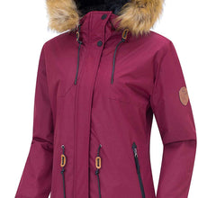 Wantdo Women's Waterproof Ski Jacket Hooded Snow Coat Mountain Fleece Parka