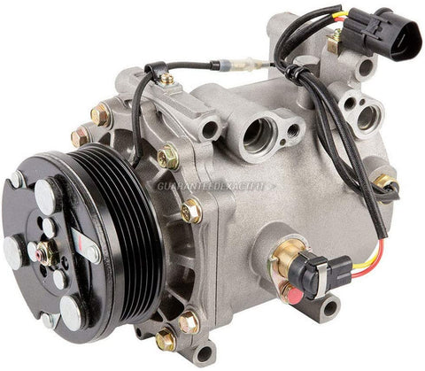 AC Compressor & A/C Clutch For Mitsubishi Eclipse Galant & Dodge Stratus w/ 3.0L V6 & 3-Wire Electrical Connector - BuyAutoParts 60-00825NA NEW