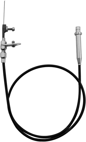 CHEVY/GM TURBO TH-350 TRANSMISSION KICKDOWN CABLE KIT - BLACK