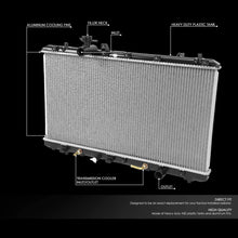 DNA Motoring OEM-RA-2980 2980 Factory Style Aluminum Core Cooling Radiator Replacement