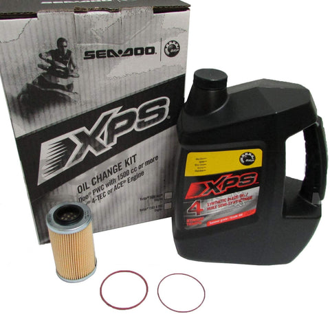 Sea-Doo XPS 4-Stroke Synthetic Blend Oil Change Kit - 1503 4-TEC P/N 295501157