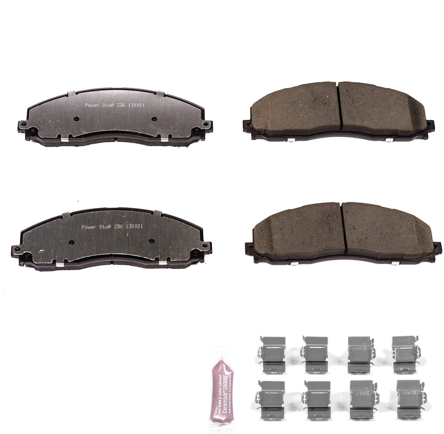 Power Stop Z36-1680, Z36 Truck & Tow Carbon-Fiber Ceramic Front Brake Pads