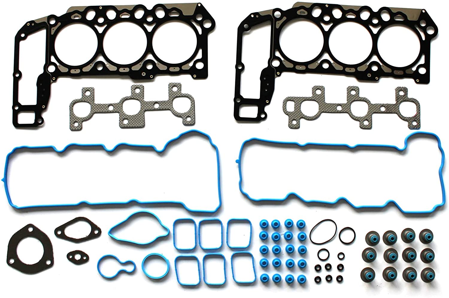 SCITOO Replacement for Cylinder Head Gasket Set fit for Dodge for Jeep for Mitsubishi for Ram for Dodge 3.7L 2005-2012 Automotive Engine Head Gaskets Sets