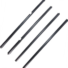 APDTY 4-Door Window Outer Dew Wipe Weatherstrip Kit Fits 1999-2004 Jeep Grand Cherokee (Includes All 4 Outer Weather-Strip Dew Wipes; Replaces 55135879AF, 55135878AF, 55135890AF, 55135891AF)