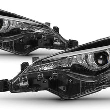 Left Side Projector Headlight Fits 2017 2018 2019 Toyota Corolla LE Eco L LE Models LED Headlamp Driver LH
