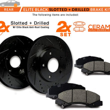 [Rear] Max Brakes Elite XDS Rotors with Carbon Ceramic Pads KT020082