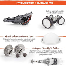 Fits 2020 2021 Toyota Corolla L/LE Model LED DRL OE Projector Headlights Housing - Left Driver Side