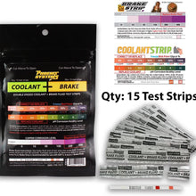 Phoenix Systems 8006-B Double-Ended Coolant + Brake Fluid Test Strips (15 foil wrapped test strips), 1 Pack