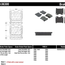 StopTech 309.06300 Street Performance Rear Brake Pad