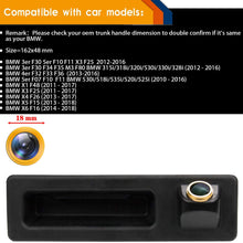 HD Golden Camera 1280x720p Reversing Camera Integrated in Trunk Handle Rear View Backup Camera for BMW X1 F48 X3 X4 X5 F30 F31 F34 F07 F10 F11 F25 F26 315i 320i/530i/328i/535i/520i 2012-2016