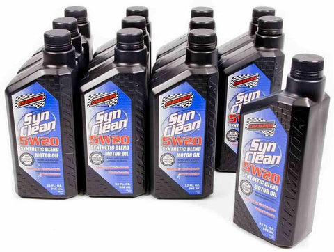 Champion Brands 4230H 5w20 Syn-Blend Oil (12x1Qt), 384. Fluid_Ounces