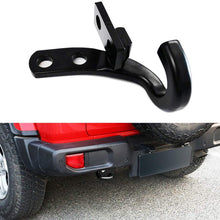 XBEEK Left Rear Tow Hook for 2018 2019 2020 Jeep Wrangler JL JLU (Black)