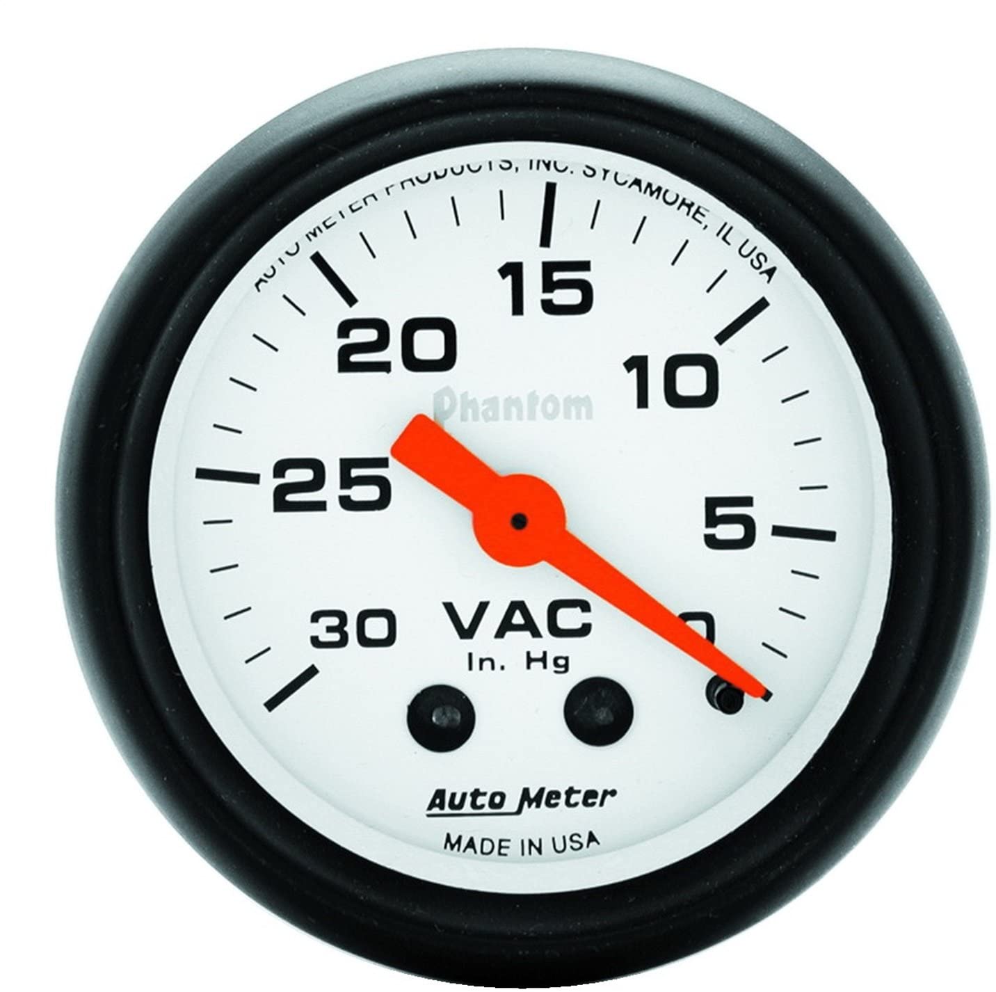 AUTO METER 5784 Phantom Mechanical Vacuum Gauge