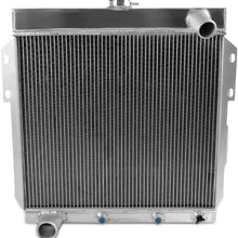 Aluminum Racing Cooling Radiator 1955-1957 1956 Replacement For FORD THUNDERBIRD Y-BLOCK V8
