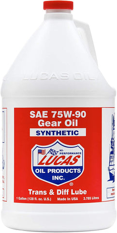 Lucas Oil 10048 SAE 75W-90 Synthetic Transmission and Differential Lube - 1 Gallon
