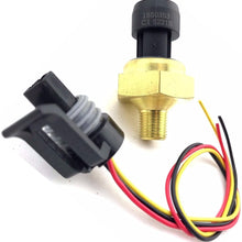 EBP EGR Exhaust Back Pressure Sensor fits Ford Powerstroke 7.3L 6.0L 1997-2003 Replaces 1850353C1 4C3Z-9J460-A DPFE-3 Coil Glow Plug Pigtail Included Top Quality Brand New