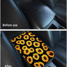 Youngerbaby Purple Butterfly Auto Center Console Armrest Pad Seat Box Cover Universal Fit Car Armrest Cover Cushion Mat for Sedan, Van, SUV, Truck Car Accessories