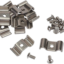 Dual Line Stainless Steel Line Clamps, 3/16-3/16 Inch