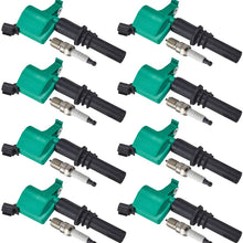 ENA Platinum Spark Plugs and Professional Ignition Coils Set of 8 compatible with 2005-2008 Ford F150 F-150 Expedition F-250 Super Duty F-350 Super Duty 5.4L V8 FD508 SP515
