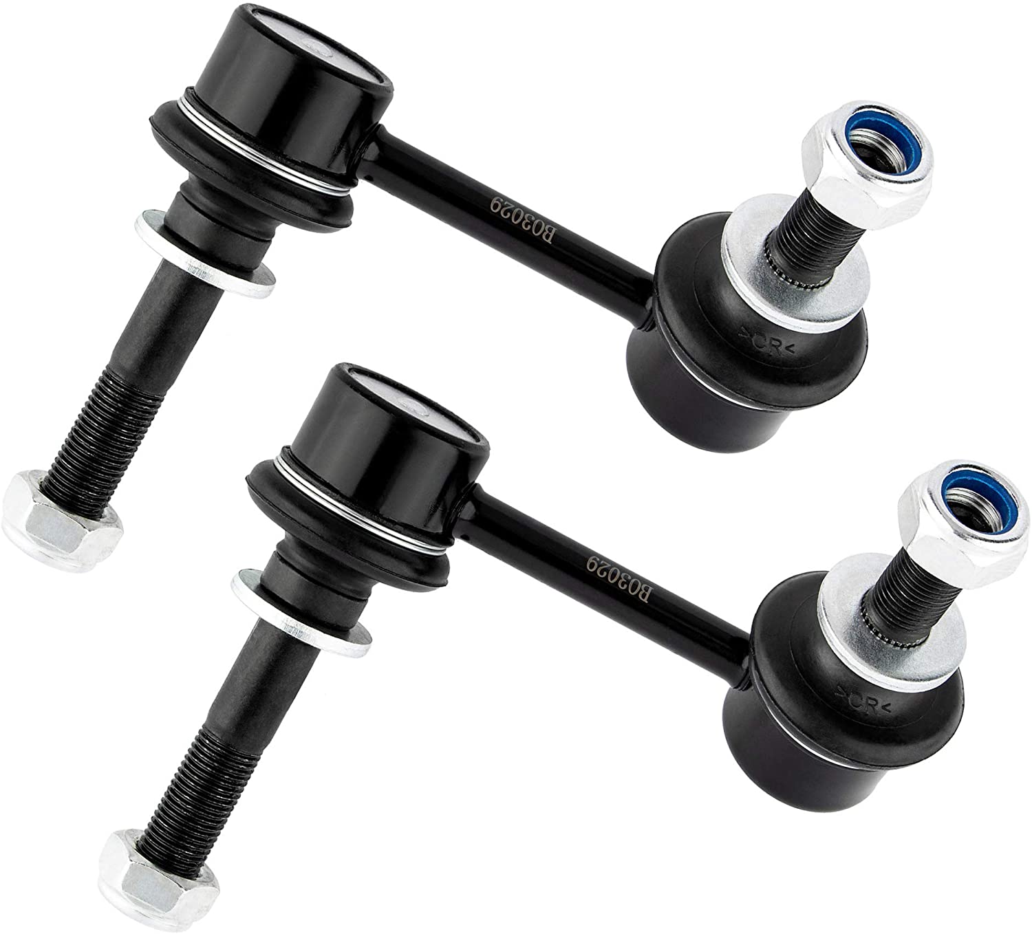 BOXI Front Left and Right Sway Bar Stabilizer Link Kit Compatible with Lex-us GS350 GS450h 2007 2008 2009 2010 / IS250 IS350 2009 2010 2011 2012 2013 2014 2015 Replace# 48810-30070 48820-30090